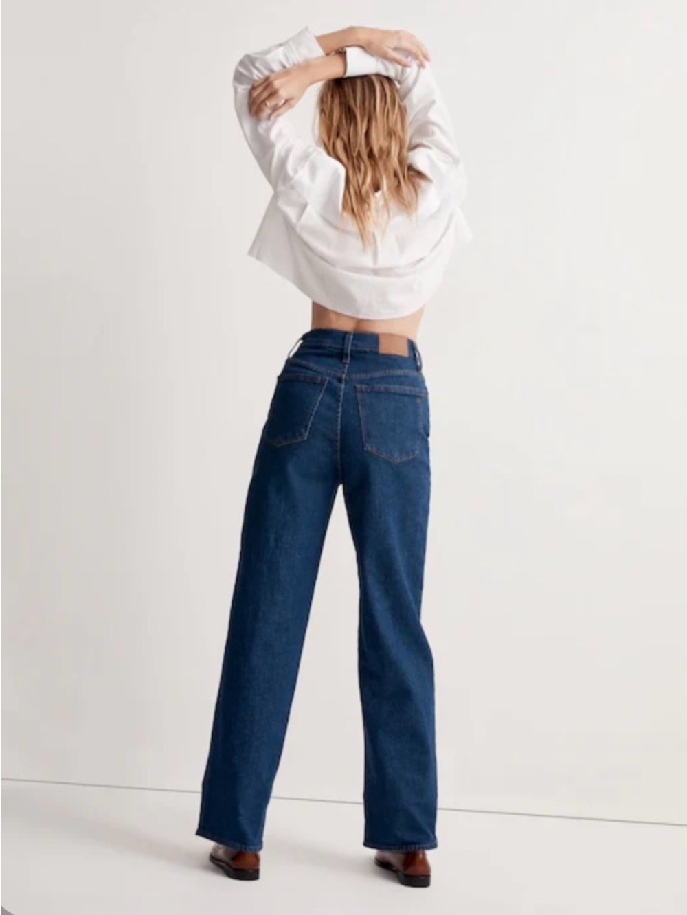 Madewell Petite Perfect Vintage Wide Leg Jean High Waist Fairdale Wash 24P - Picture 3 of 15